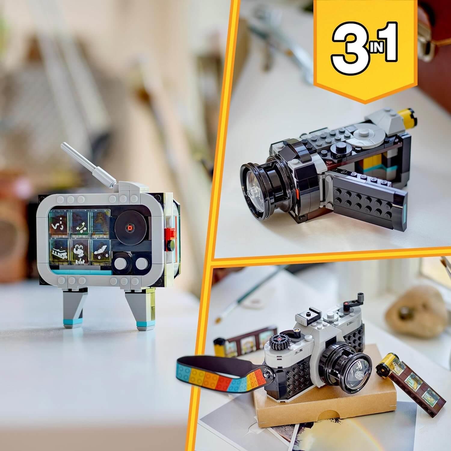 Lego Creator 3 in 1 31147 Retro Camera Buildable Toy for Ages 8 and Up