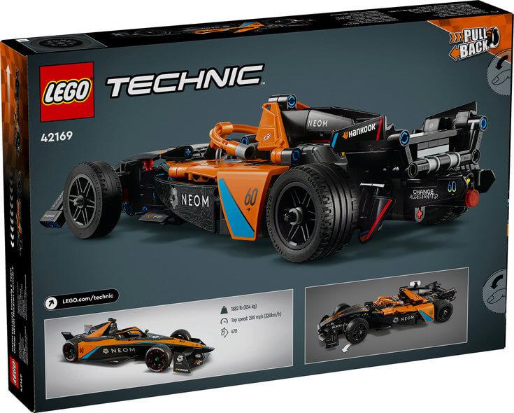 Lego Technic 42169 NEOM McLaren Formula E Race Car for Ages 9 and Up
