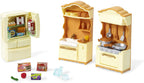 Sylvanian Families - Set da gioco da cucina, set di mobili per bambini dai 3 anni in su