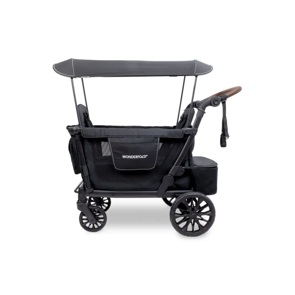 Wonderfold L2 Quad Stroller Wagon - Black