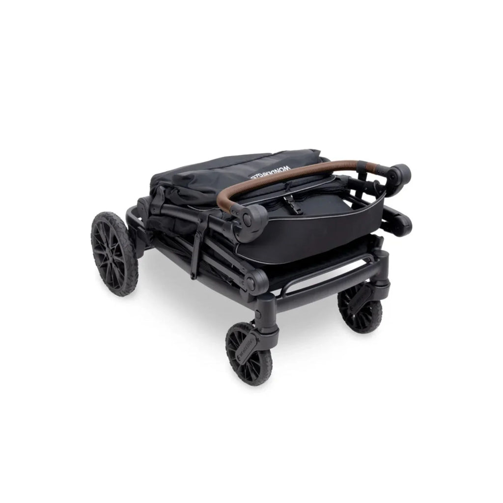 Wonderfold L4 Quad Stroller Wagon - Black