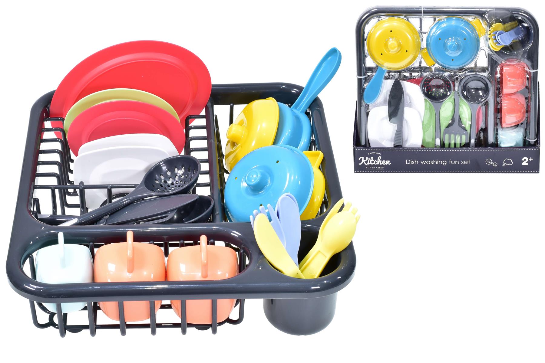 Children's Pretend Dish Washing Fun Play Set