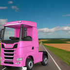 Scania Pink Ride On Truck & Trailer for Kids | 24V