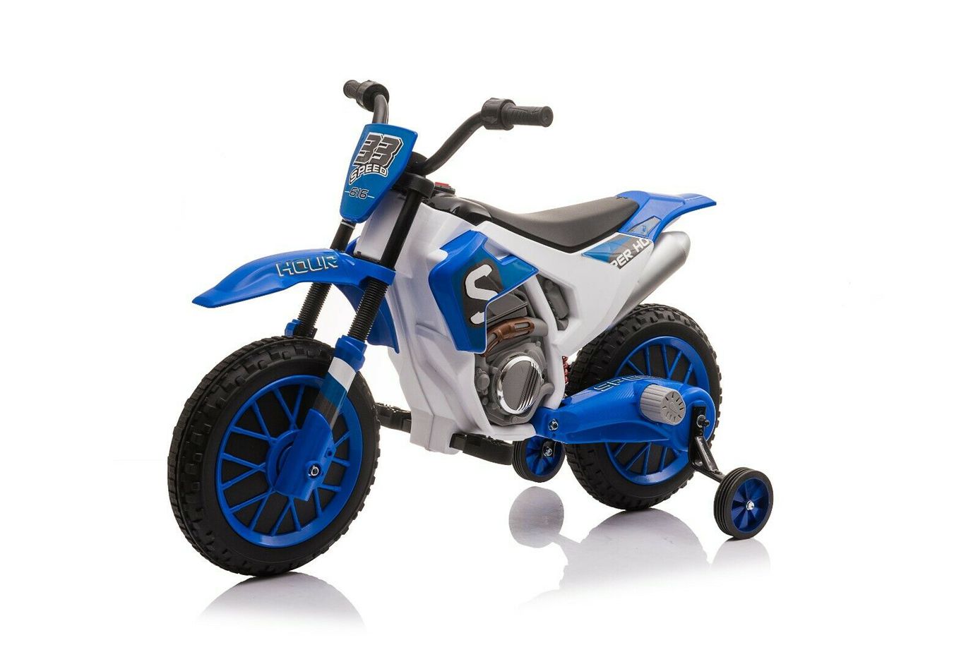Kids 12v Electric Motorbike with Stabilisers - XMX616 Model