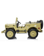 3 Seater Hotchkiss Willys Jeep Ride On 24v