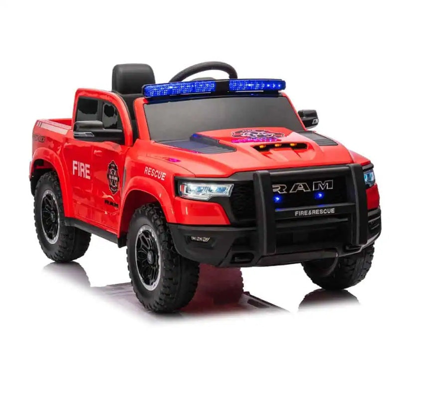 Red Fire Truck 12V Electric Ride-On: Become a Hero!