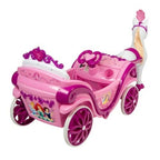 Kids Disney Princess 6v Electric Ride-on Horse & Carriage