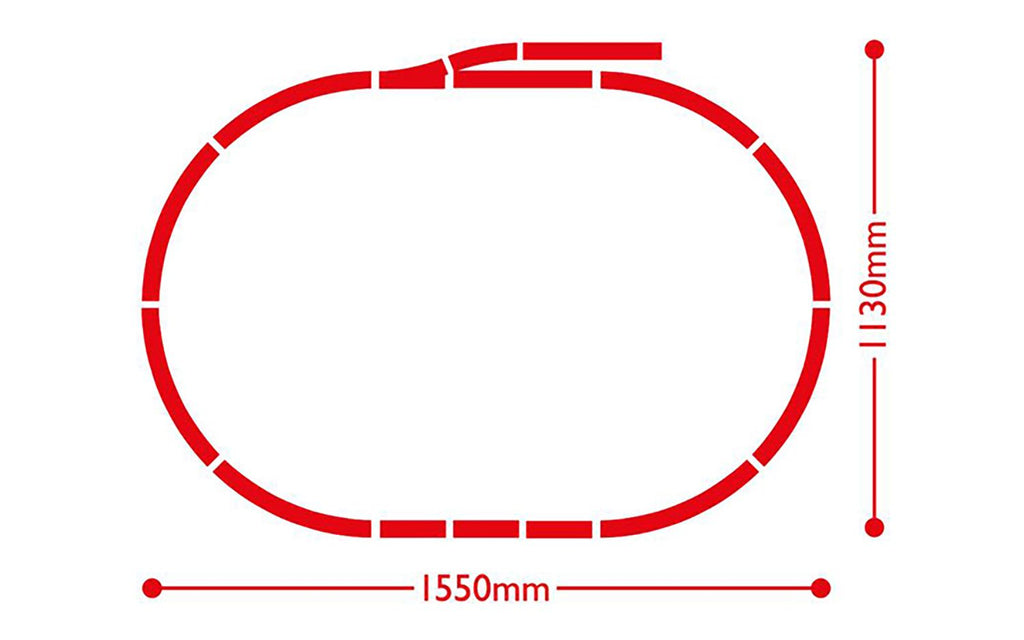 Hornby R1289M BR Intercity 125 High Speed Retro Train Set