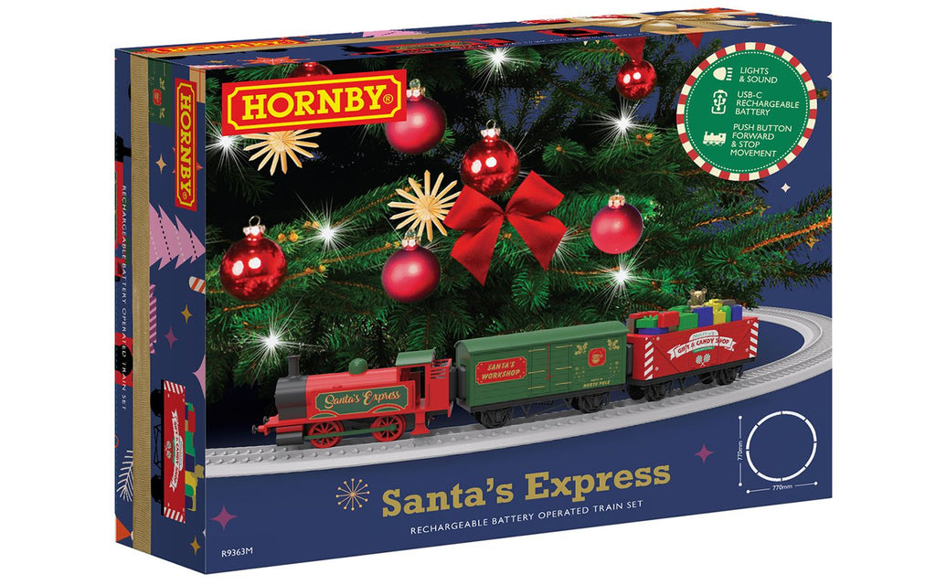 Hornby R9363M Santa's Express Train Set (Rechargeable Battery)