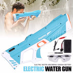 Water Gun Pistol Soaker Powerful Long Range Super Pump Kids Electric Water Gun Blue