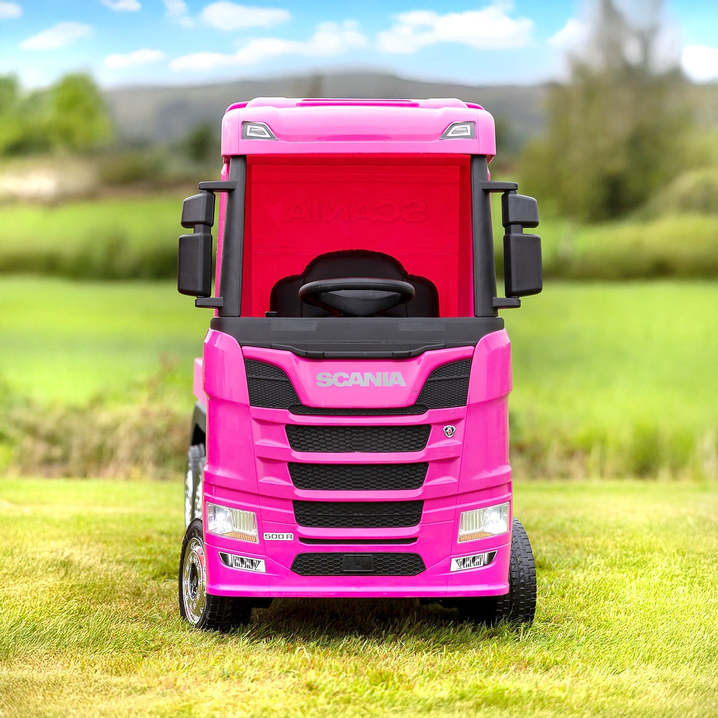 Scania Pink Ride On Truck & Trailer for Kids | 24V