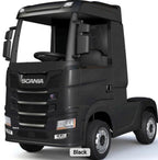 Scania Blue Ride On Truck & Trailer for Kids | 24V