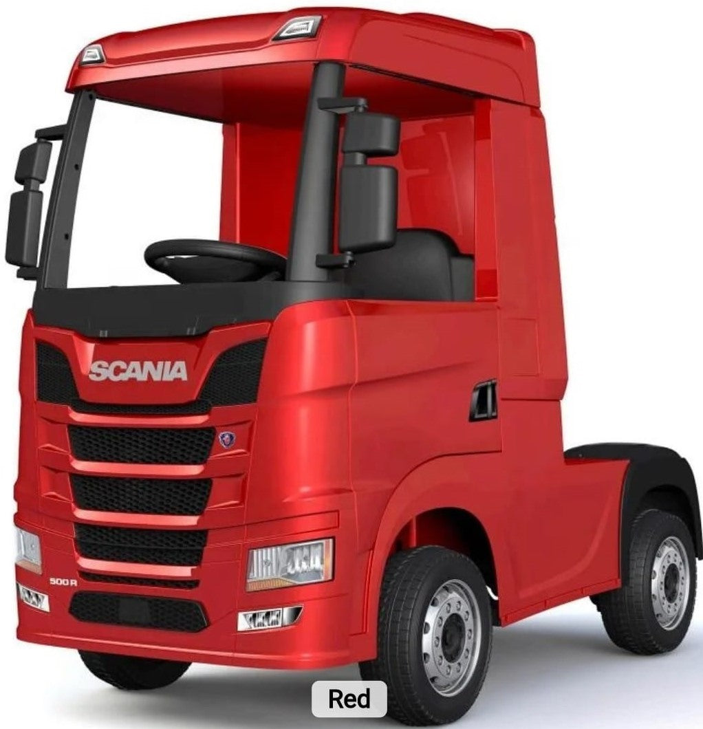 Scania Blue Ride On Truck & Trailer for Kids | 24V