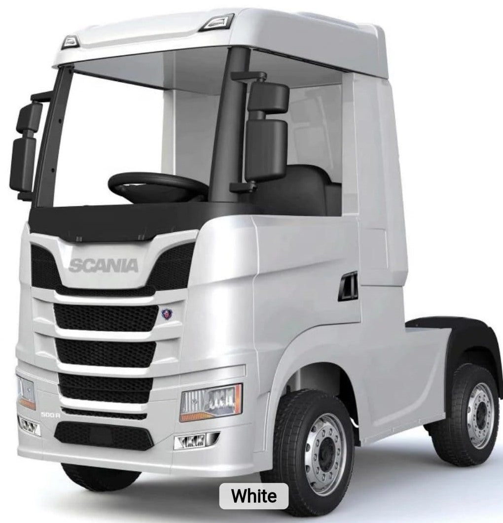 Scania Blue Ride On Truck & Trailer for Kids | 24V