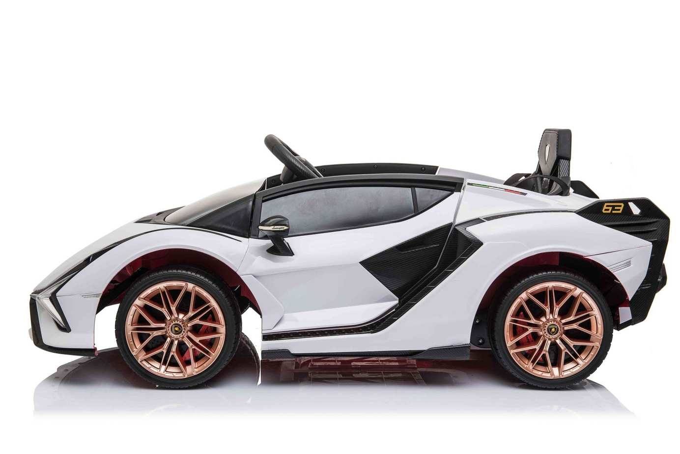 Kids Lamborghini Sian Electric Ride-on Car with Parent Remote