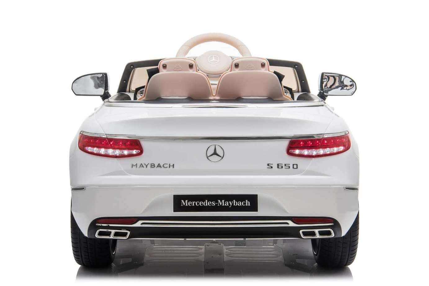 Kids Mercedes Maybach Ride on Electric Car in White